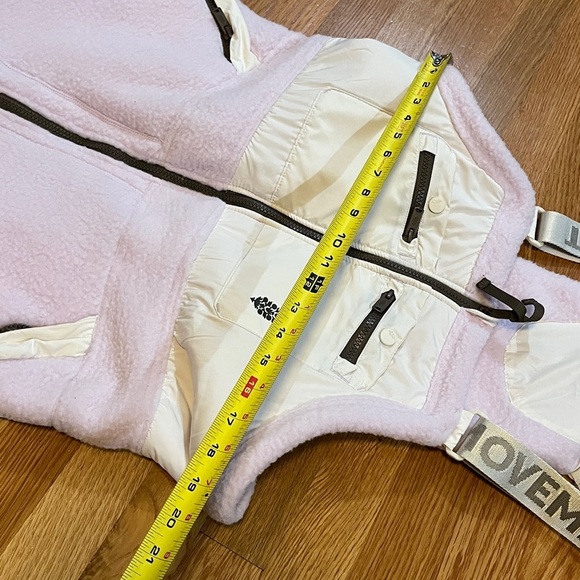 Free People Hit The Slopes Overalls Size Large NEW - Picture 8 of 16